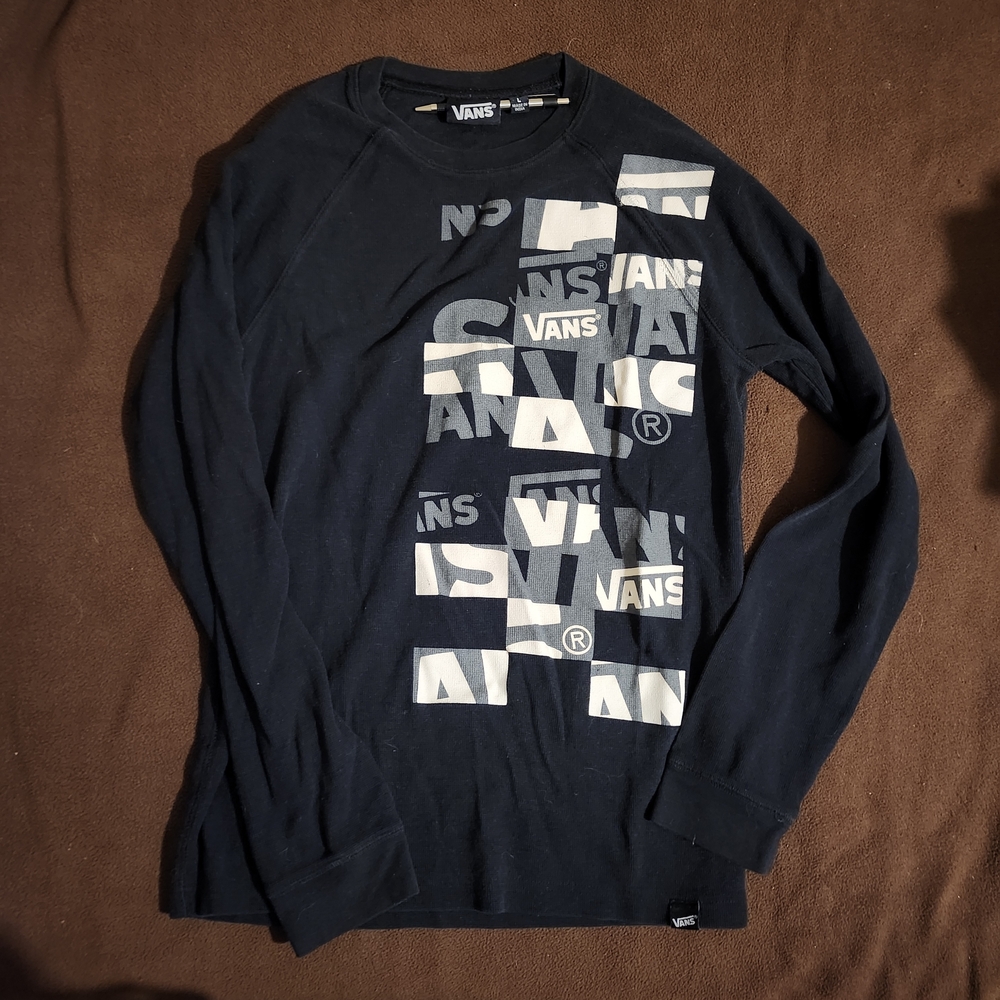Vans Men's Black Long Sleeve Shirt